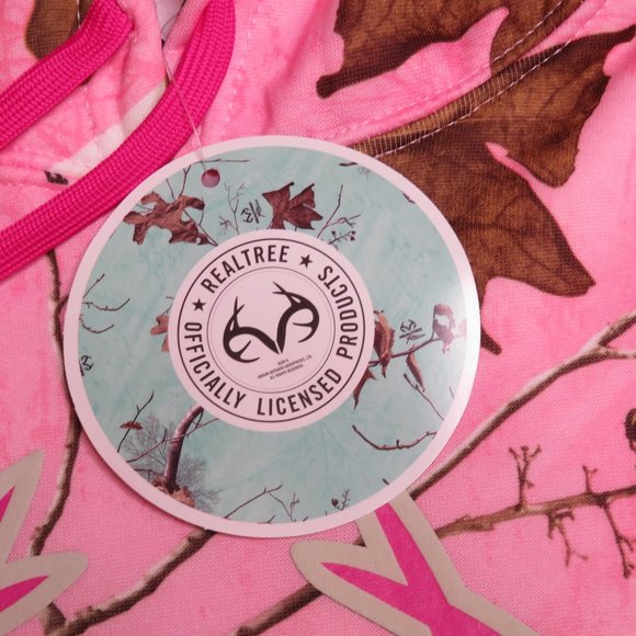 Realtree Performance Pullover Fleece Camo Pink - Picture 11 of 12